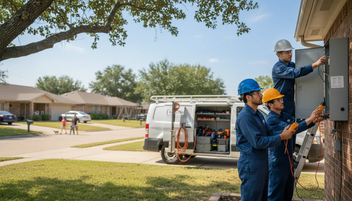 Certified electrician providing emergency electrical services in Meally, KY